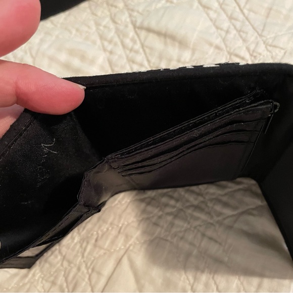 Vera Bradley Camocat Print Trifold Wallet - Picture 5 of 7